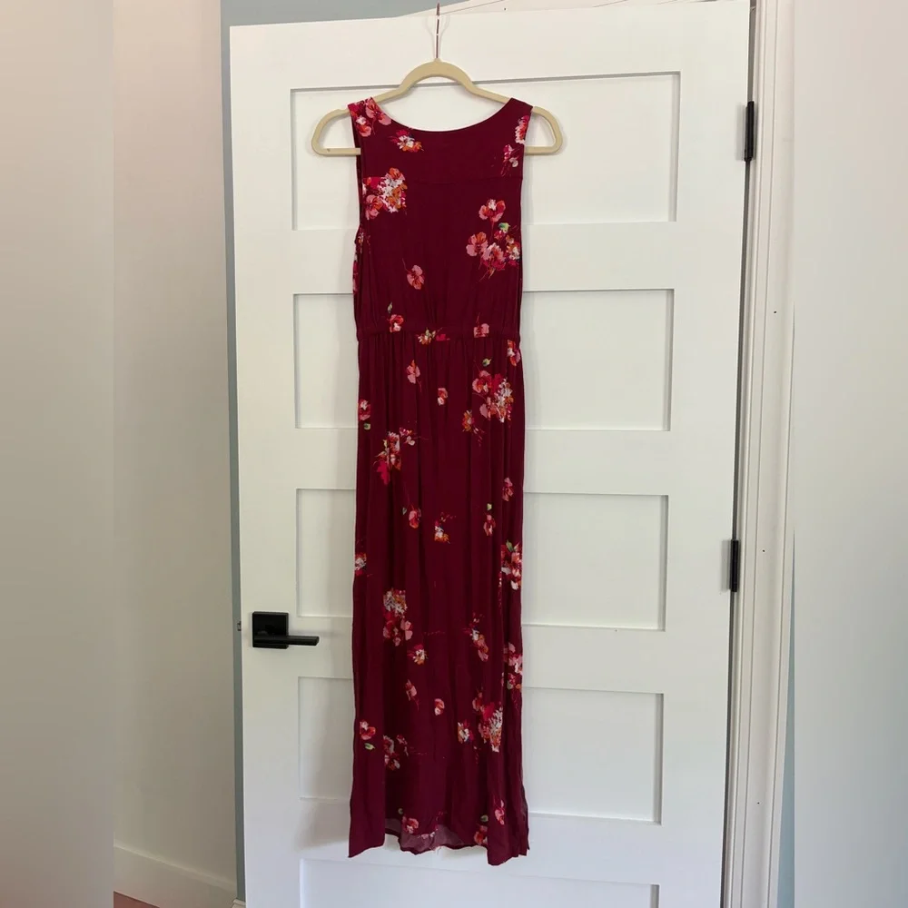 Apt. 9 Red Sleeveless Scoop Neck Maxi Sundress Size S - Picture 6 of 7